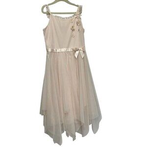 Zunie Girls Tulle Layered Sleeveless Dress, Size 10/12